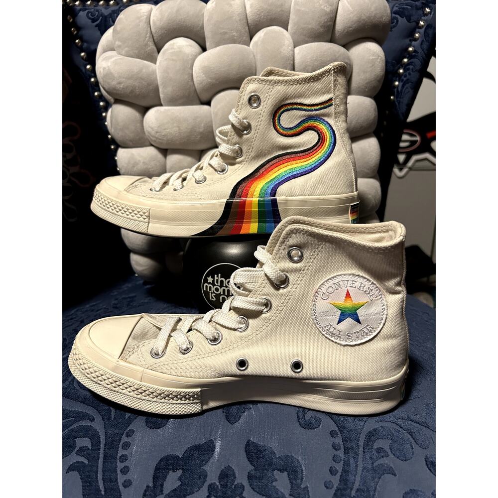 Converse All Star Pride Rainbow LGBTQ Sneaker Size 6.5/EU 37 - Picture 2 of 7